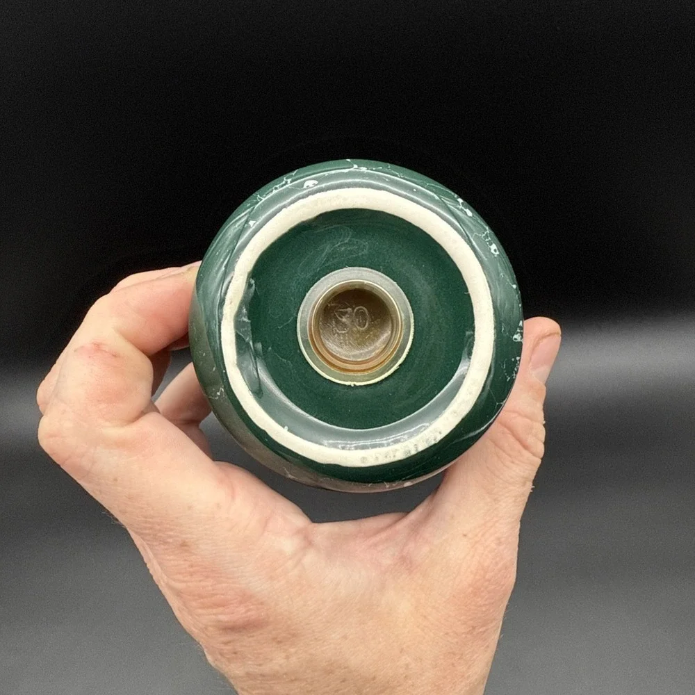 Green Marble‎ Soap Dish Tumbler Toothbrush Holder Bathroom Set Vintage Gold Rim
